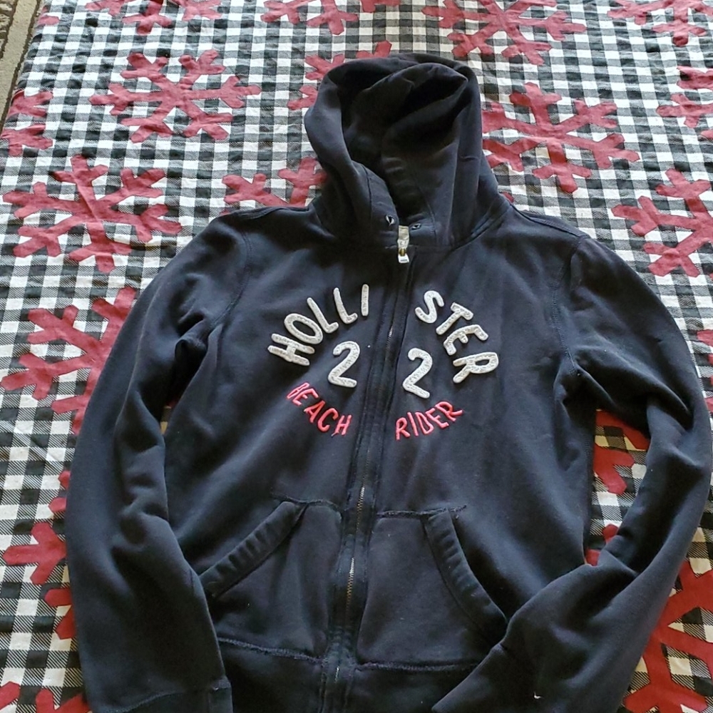 Hollister zip up hoodie